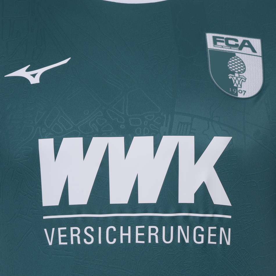 Mizuno FC Augsburg Away Jersey 24/25 Teal Green